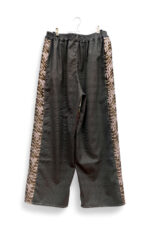 Wide Pants in Vintage Floral and Dark Panels