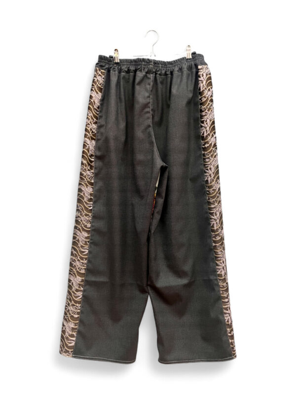 Wide Pants in Vintage Floral and Dark Panels