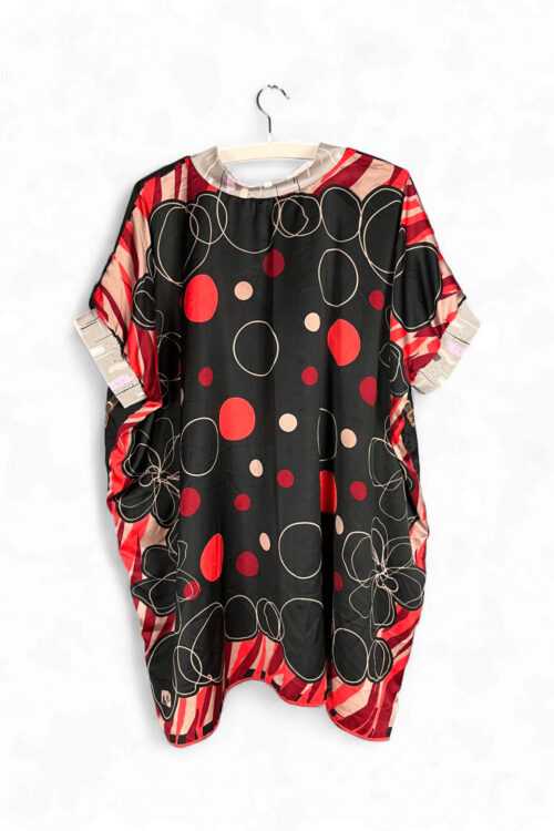 Reversible Top with Polka Dot and Chain Vintage Foulards Reversible Top with Polka Dot and Chain Vintage Foulards