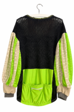 Argyle Knit and Neon Green Sports Top Argyle Knit and Neon Green Sports Top