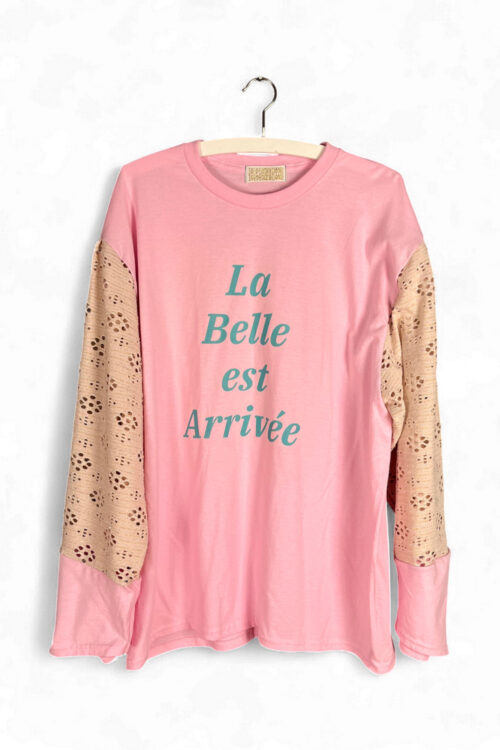 Pink La Belle est arrivée Top