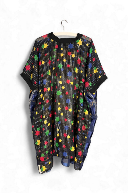 Reversible Top with Star and Chain Vintage Foulards Reversible Top with Star and Chain Vintage Foulards