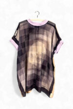 Reversible Top with Horse and Chain Vintage Foulards