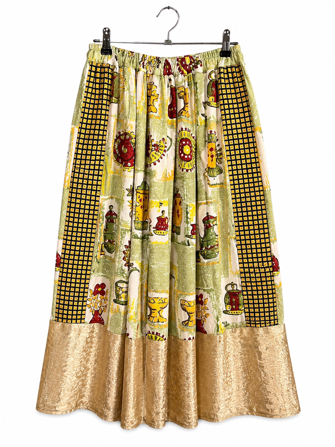 Green Vintage Print Pants Green Vintage Print Pants