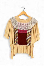 Cute & Artsy Patchwork Sweater
