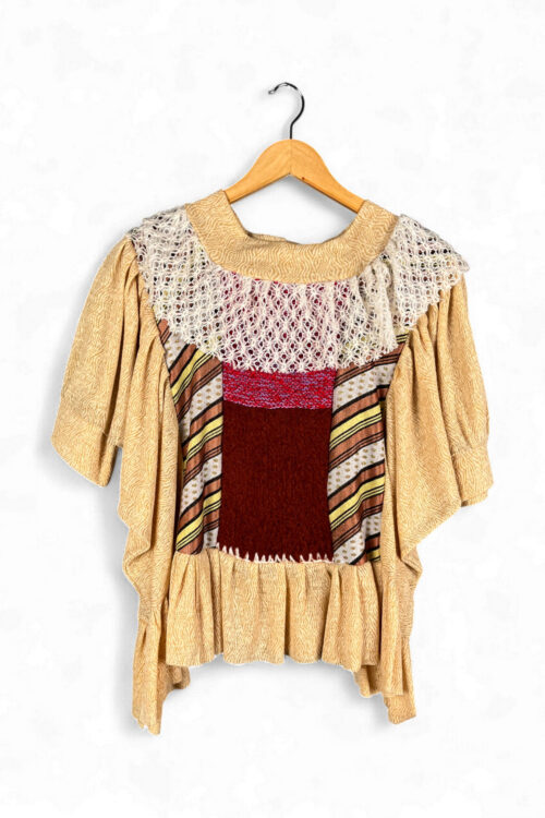 Cute & Artsy Patchwork Sweater