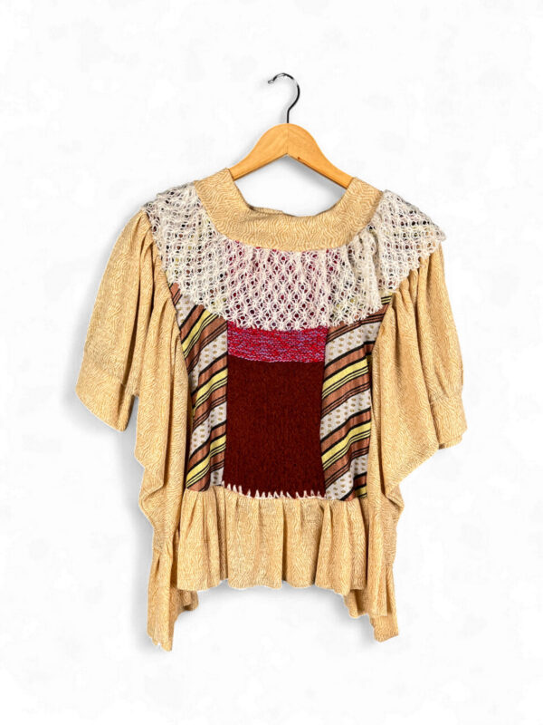 Cute & Artsy Patchwork Sweater