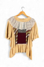 Cute & Artsy Patchwork Sweater