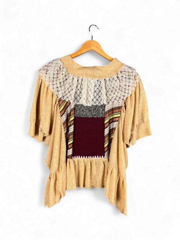 Cute & Artsy Patchwork Sweater