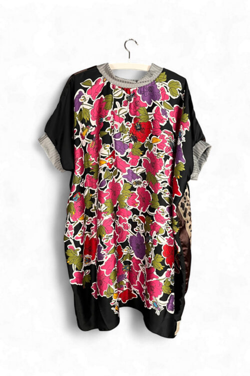 Reversible Top with Vintage Foulards Reversible Top with Vintage Foulards