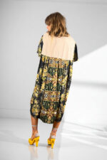 Floral Graphic Collage Dress