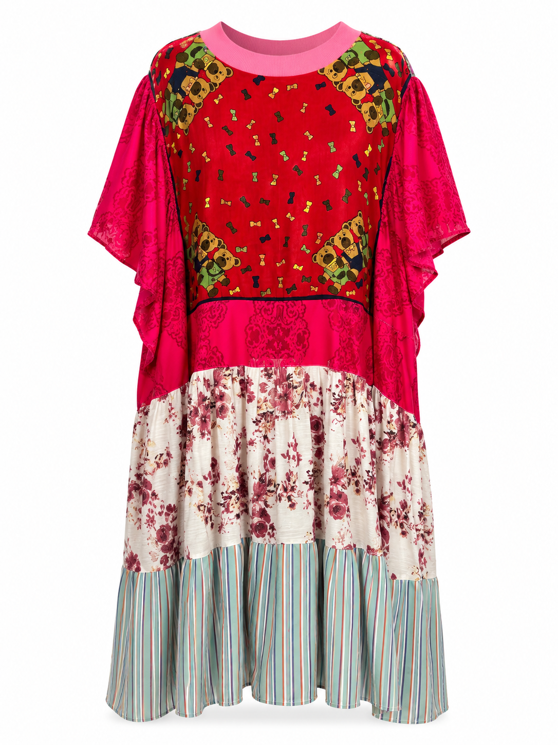 Raspberry Teddy Parade Dress Raspberry Teddy Parade Dress