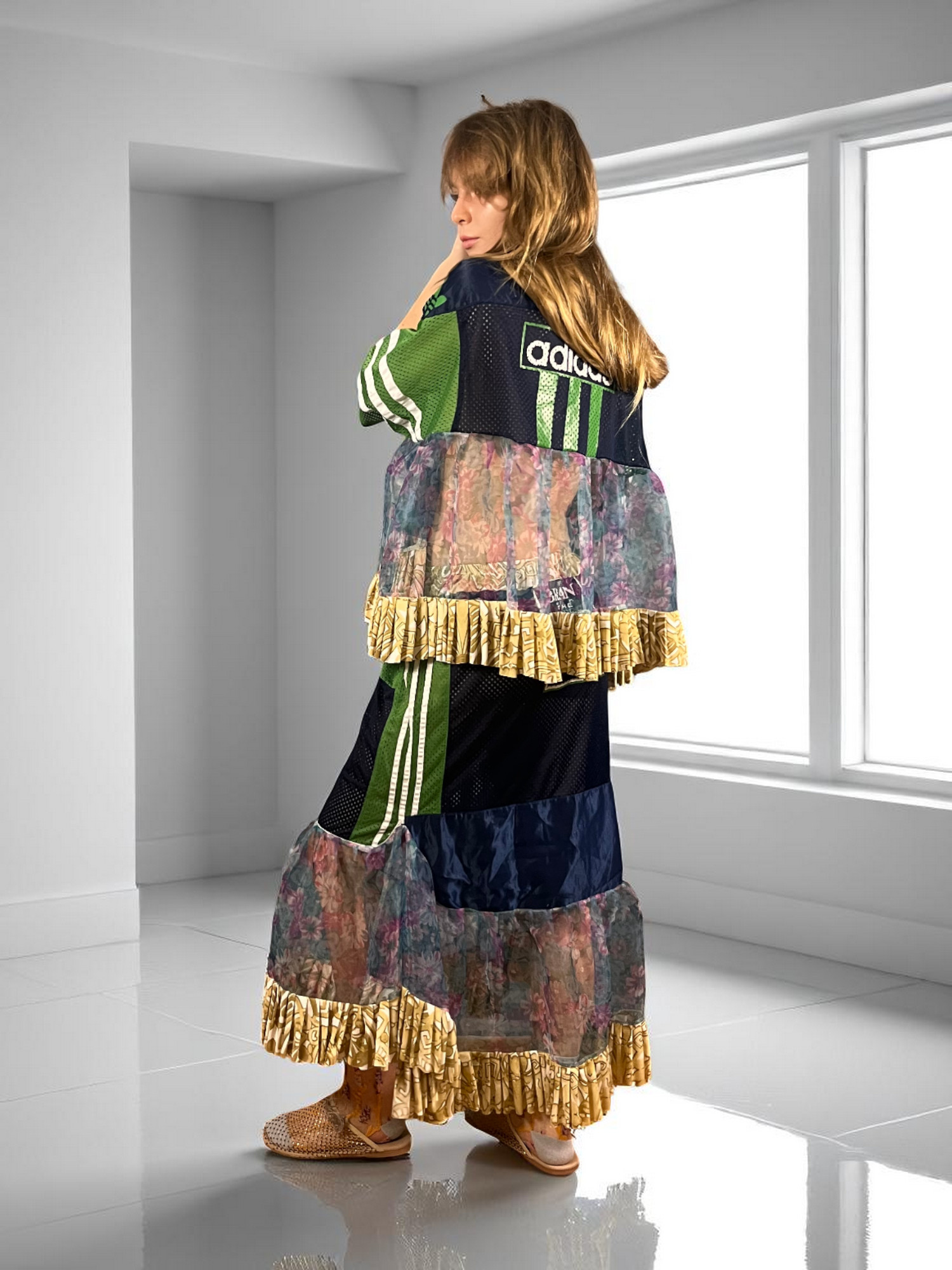 Bandana Patchwork Top in Blue and Floral Mix Bandana Patchwork Top in Blue and Floral Mix