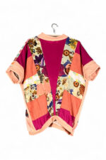 Patchwork Top Peach Multicolor
