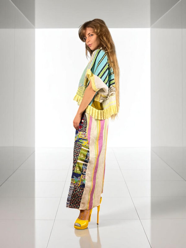 Graphic Collage Pants Multicolor Graphic Collage Pants Multicolor