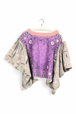 Floral Patchwork Orange Bloom Top Floral Patchwork Orange Bloom Top