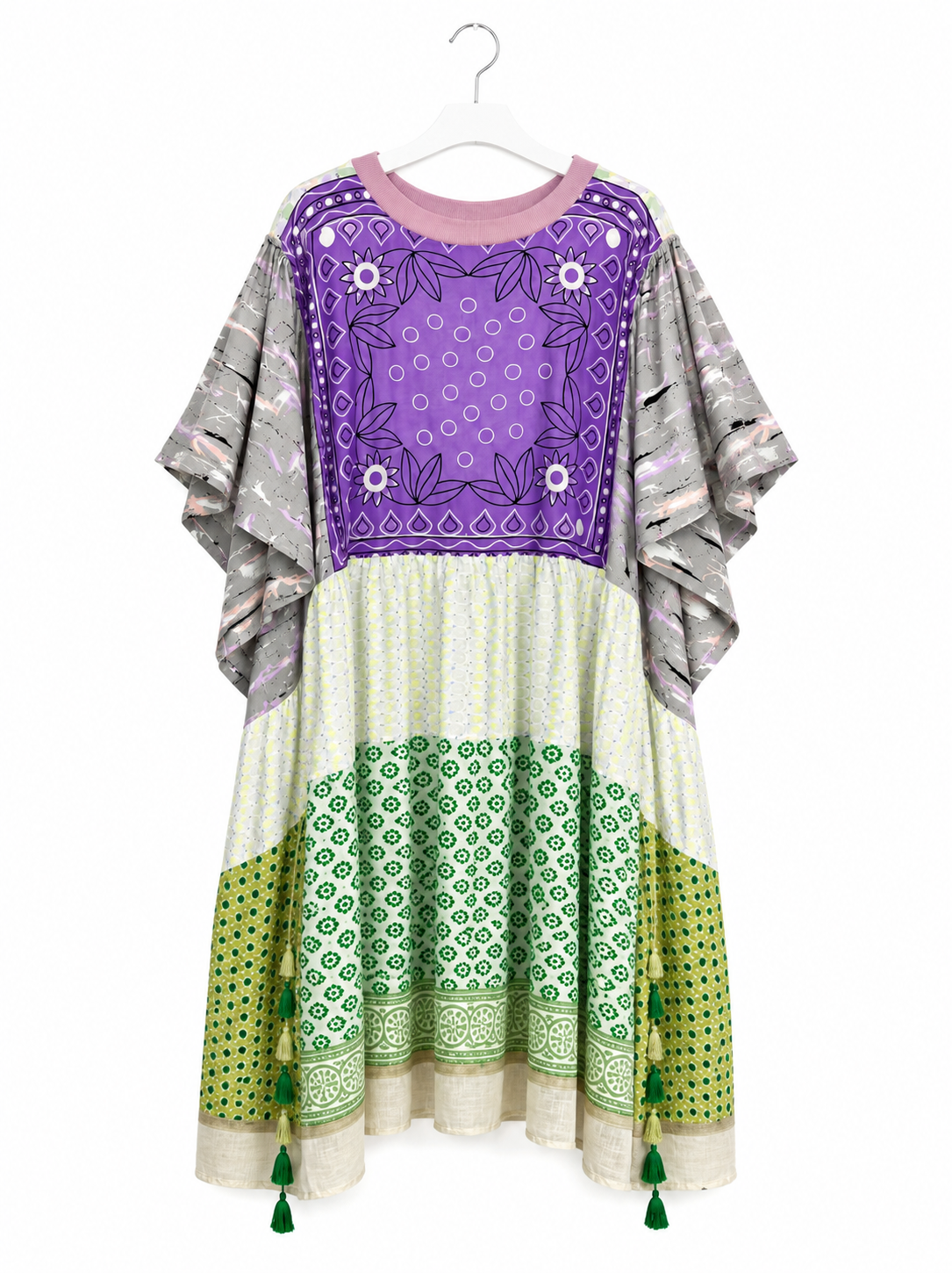 Patchwork Scarf Dress Granny Reloaded Patchwork Scarf Dress Granny Reloaded