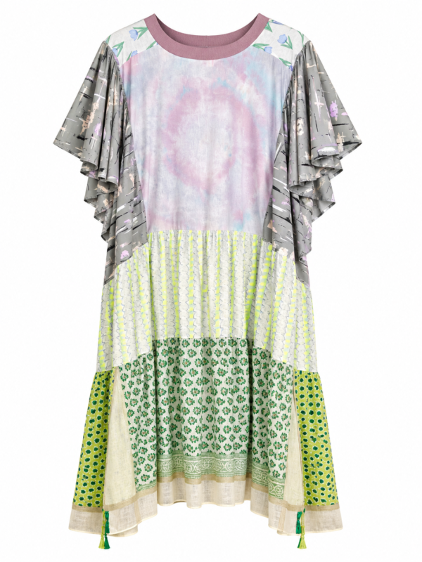 Patchwork Scarf Dress Granny Reloaded Patchwork Scarf Dress Granny Reloaded