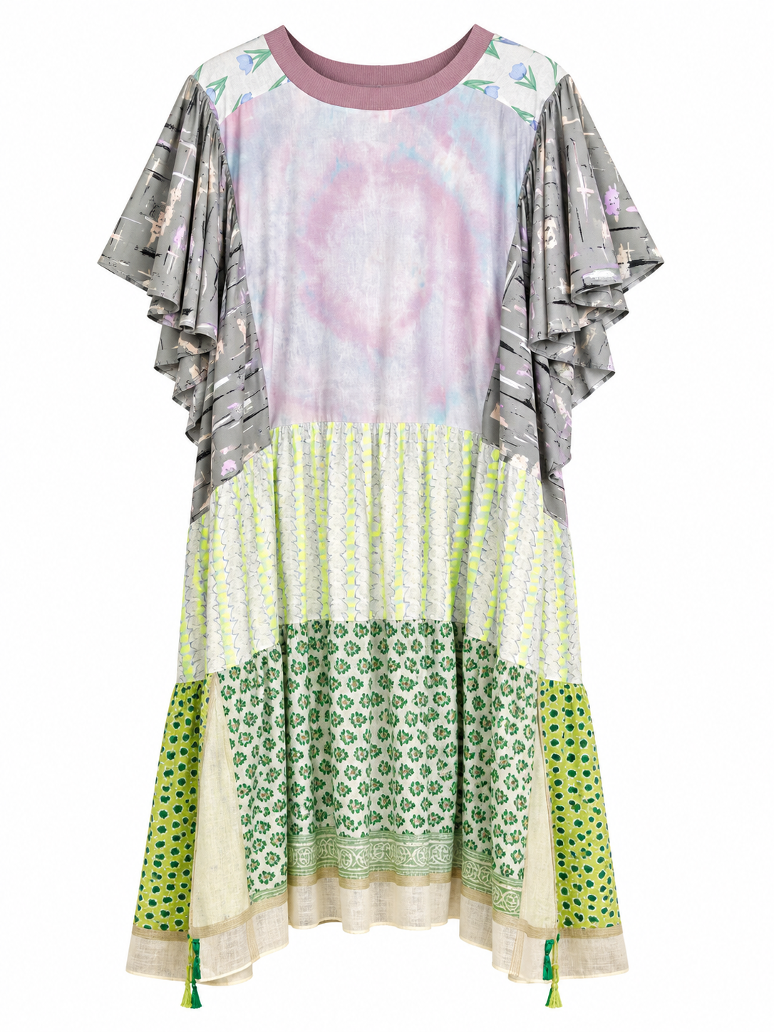 Patchwork Scarf Dress Granny Reloaded Patchwork Scarf Dress Granny Reloaded