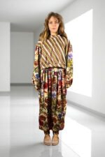 Bandana Patchwork Top in Blue and Floral Mix Bandana Patchwork Top in Blue and Floral Mix