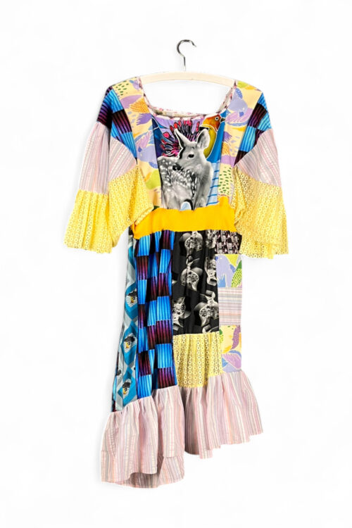 Creative Patchwork Deer Dress