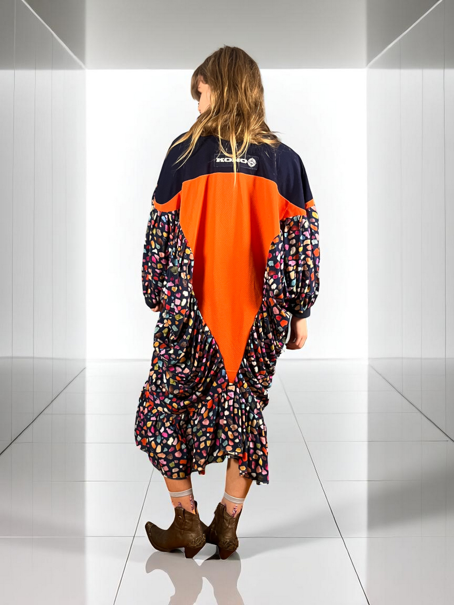 Bandana Patchwork Top in Blue and Floral Mix Bandana Patchwork Top in Blue and Floral Mix