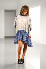 Bandana Patchwork Top in Blue and Floral Mix Bandana Patchwork Top in Blue and Floral Mix