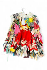 Upcycled Rag Sculpture Bolero Multicolor Upcycled Rag Sculpture Bolero Multicolor