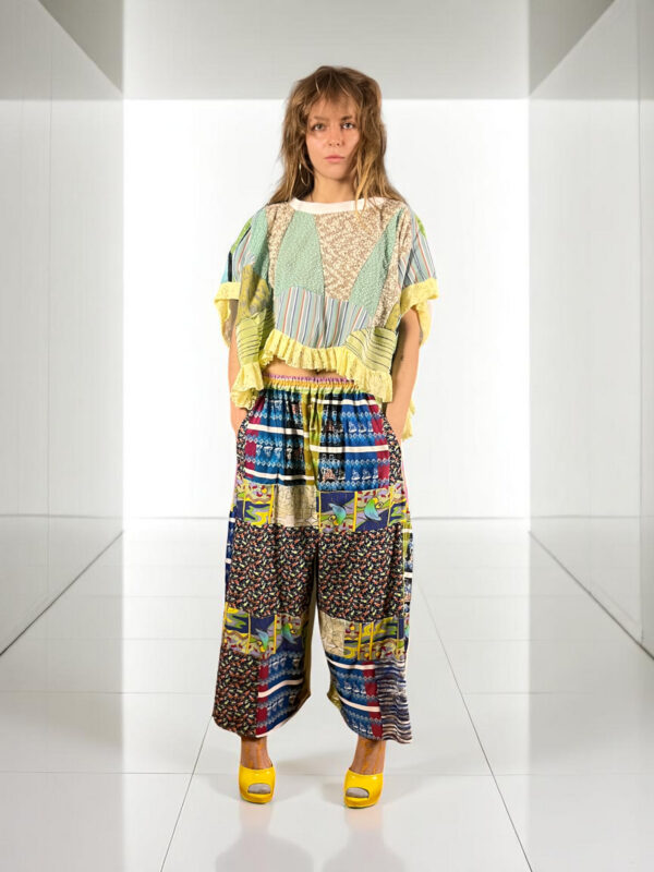 Graphic Collage Pants Multicolor Graphic Collage Pants Multicolor
