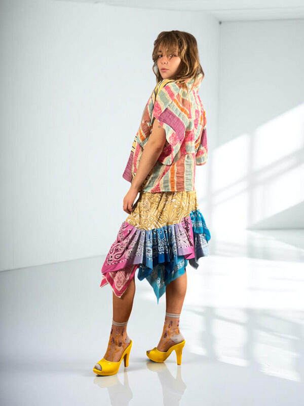 Lips Print Maxi Skirt Red Pink Lips Print Maxi Skirt Red Pink