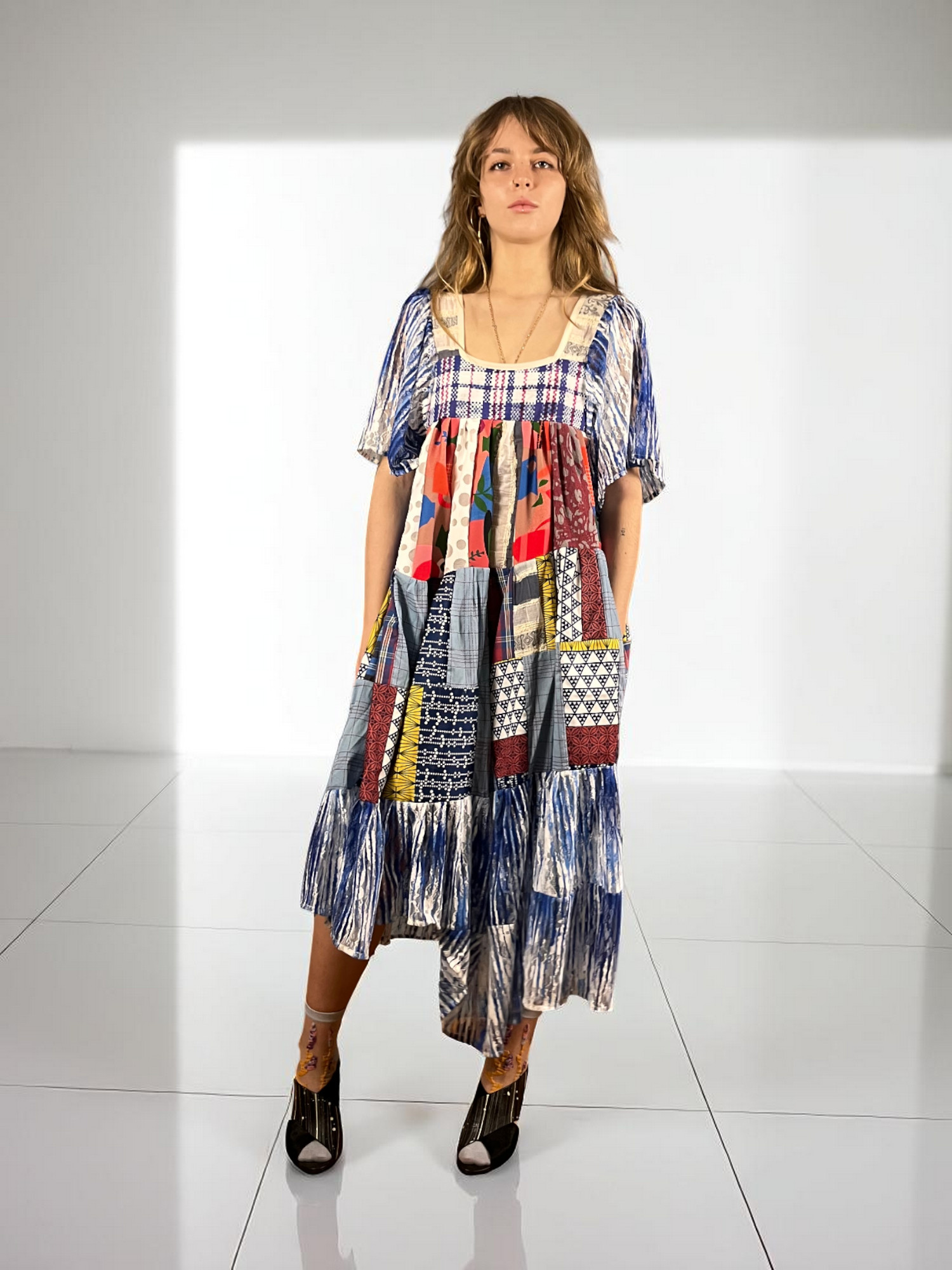 Creative Patchwork Deer Dress Creative Patchwork Deer Dress