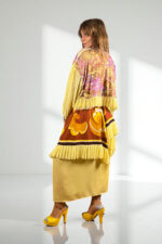 Floral Patchwork Dress Blue Bandana Front Floral Patchwork Dress Blue Bandana Front