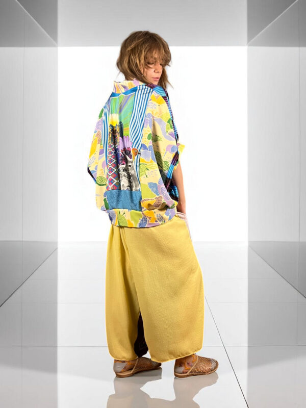 Graphic Collage Pants Multicolor Graphic Collage Pants Multicolor