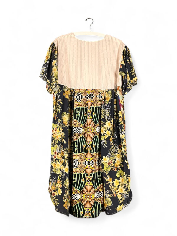 Floral Graphic Collage Dress