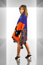 Bandana Patchwork Top in Blue and Floral Mix Bandana Patchwork Top in Blue and Floral Mix