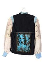 Upcycled Adidas Jacket With Knit Sleeves Upcycled Adidas Jacket With Knit Sleeves