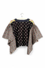 Floral Patchwork Orange Bloom Top Floral Patchwork Orange Bloom Top