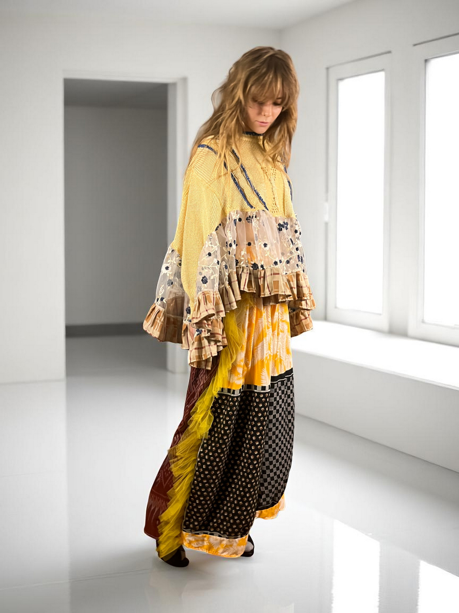 Graphic Collage Pants Multicolor Graphic Collage Pants Multicolor