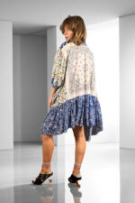 Bandana Patchwork Top in Blue and Floral Mix Bandana Patchwork Top in Blue and Floral Mix