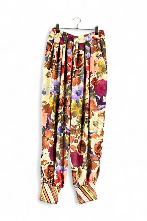 Floral Cotton Pants Autumn Bloom Floral Cotton Pants Autumn Bloom