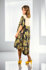 Floral Graphic Collage Dress