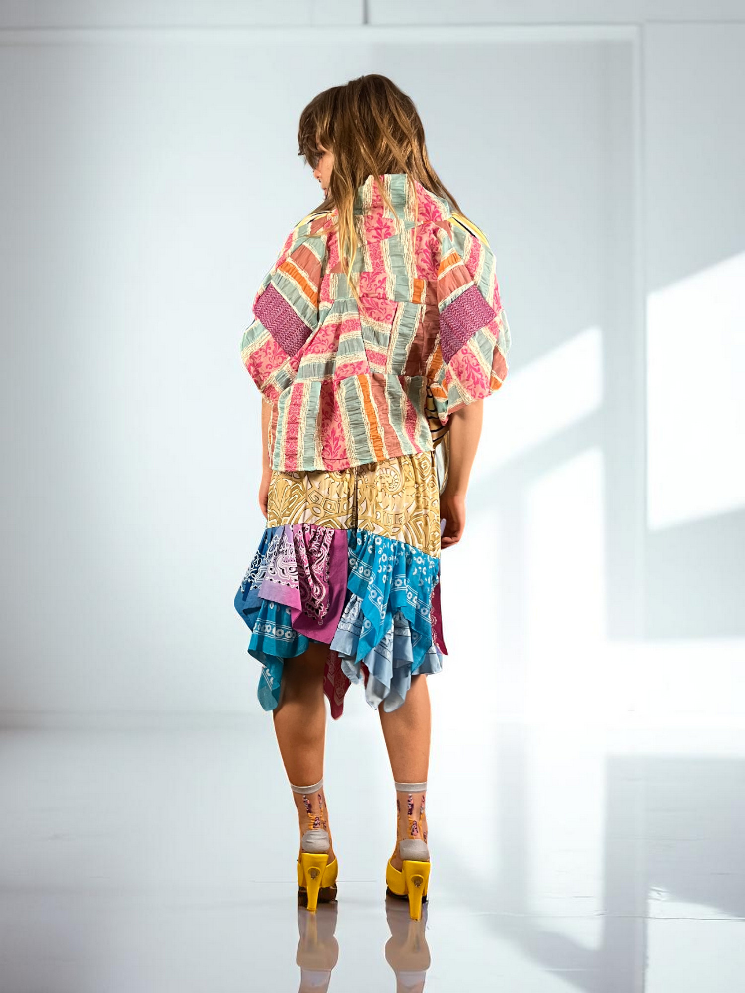 Lips Print Maxi Skirt Red Pink Lips Print Maxi Skirt Red Pink