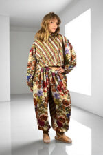 Bandana Patchwork Top in Blue and Floral Mix Bandana Patchwork Top in Blue and Floral Mix