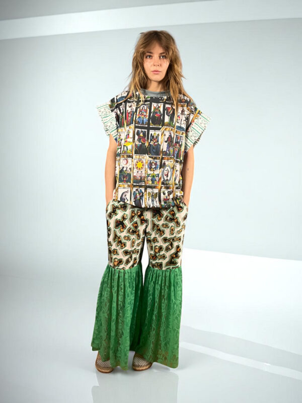 Graphic Collage Pants Multicolor Graphic Collage Pants Multicolor