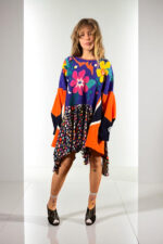 Bandana Patchwork Top in Blue and Floral Mix Bandana Patchwork Top in Blue and Floral Mix