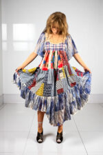 Creative Patchwork Deer Dress Creative Patchwork Deer Dress