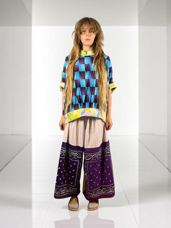 Graphic Collage Pants Multicolor Graphic Collage Pants Multicolor