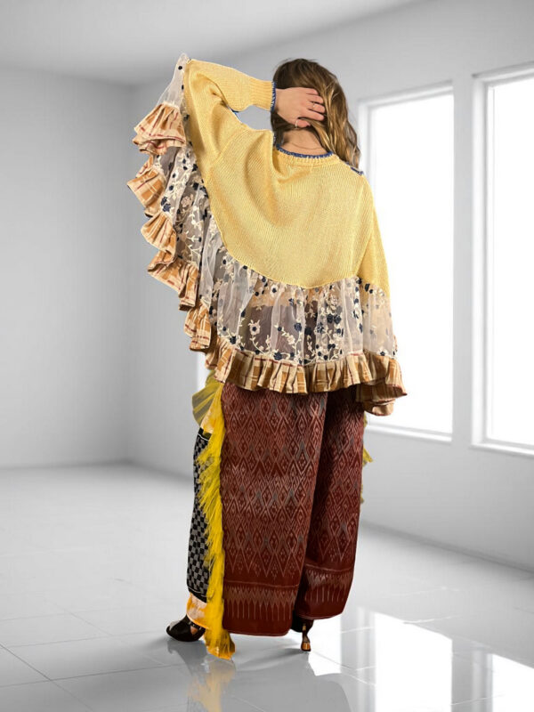 Graphic Collage Pants Multicolor Graphic Collage Pants Multicolor