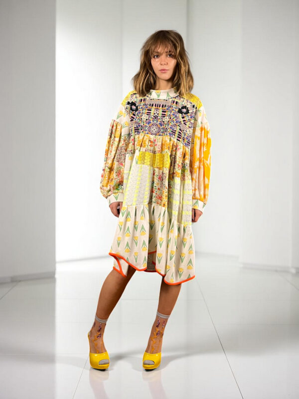 Creative Patchwork Deer Dress Creative Patchwork Deer Dress