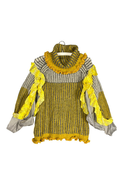 Neon Ruffle Windbreaker Collector Jacket